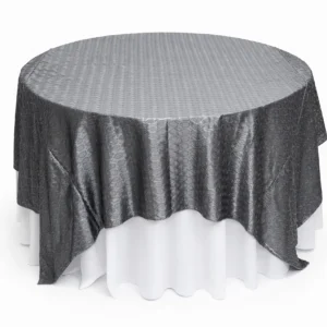 Sequins Helix Collection Silver Linen