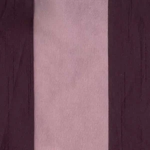 Sheers Eternity Stripe Collection Aubergine Linen