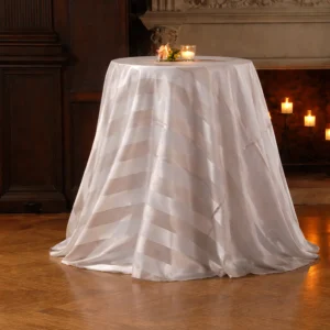 Sheers Eternity Stripe Collection Ivory Linen
