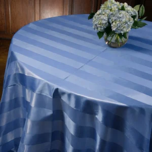 Sheers Eternity Stripe Collection Periwinkle Linen