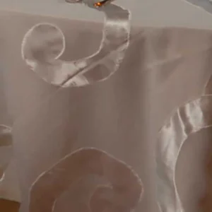 Sheers Swirling Fantasy Collection Ivory Linen