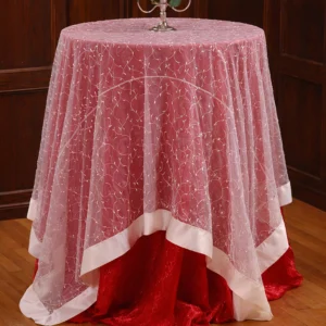 Sheers Vine Organza Collection Ivory Linen