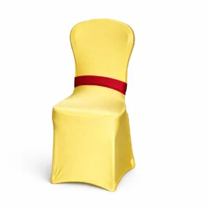 Spandex Chair Cover Collection Lemon