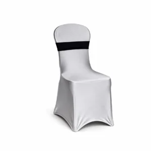 Spandex Chair Cover Collection Silver