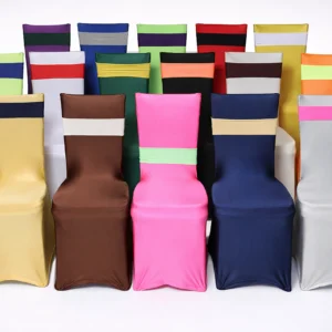 Spandex Chair Cover Collection Ivory