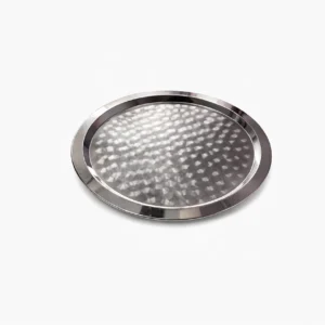 Round Stainless Swirl Platter