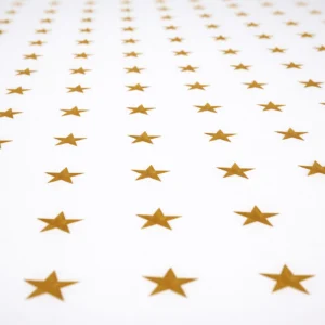 Stars Print Collection Gold Star Linen