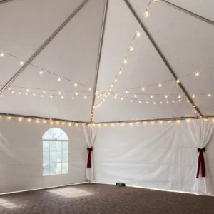 Tent Sidewall 8' x 30' Solid White
