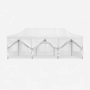 Tent Sidewall 8' x 10' White Pop Up