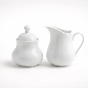 White Cream & Sugar Set